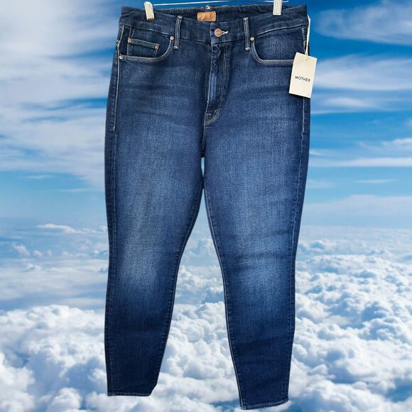 MOTHER Size 32 High Waisted Looker Ankle Jeans These Boots Are Made For Walking - Picture 4 of 11